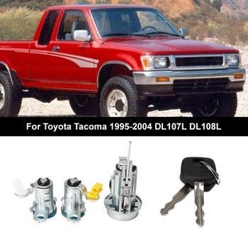 1Set Autós Kiegészítők Bejárati Ajtó zárbetét A Kulcs A Toyota Tacoma 1995-2004 DL107L DL108L 6905135070 6905235070