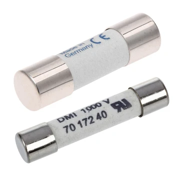 2 Db 1000V Fehér Kerámia-Biztosíték Az univerzális mérőműszer, 1 Db 6.3 X 32 mm & 1 Db 10 X 38Mm
