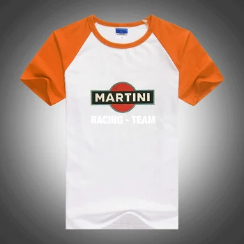 2023 Új Martini Racing nyomtatott divat hip-hop póló nyári póló splicing rövid ujjú O-nyak utcai kabát