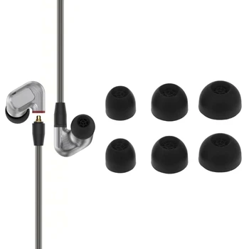 3Pairs Fülhallgató Fedezze In-Ear Tippek Szilikon fülpárna a Sennheiser IE900 Eartips