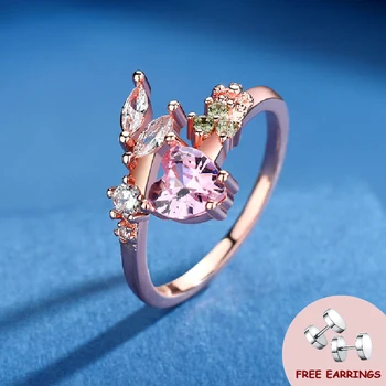 A koreai Stílus Ujját Gyűrűk Cirkon Drágakő 925 Ezüst Ékszerek, a Nők Esküvő, Eljegyzés, Buli Ajándék Gyűrű Tartozékok