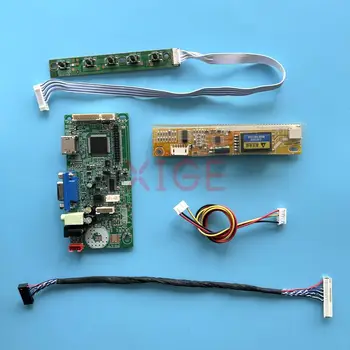 A QD14TL01 QD14TL02 N141I1 N141I3 Mátrix Vezető Vezérlő Kártya LCD Kijelző-30 Tűs LVDS Kit VGA 1280*800 1CCFL, HDMI-Kompatibilis