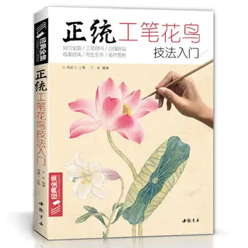 Aprólékos Madarak, Virágok Technikák Ismerkedés Alapvető Oktató Könyvek Kínai Gongbi Festmények Színes Bazsarózsa