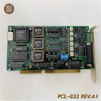 Az Advantech 3-Tengelyes Kvadratúra Kódoló Számláló Kártya REV.A1 PCL-833