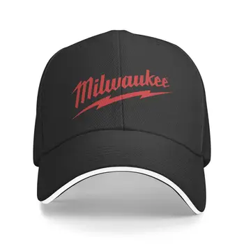 Boné de beisebol com logotipo Milwaukees para homens e mulheres, chapéu adulto ajustável, chapéu Hip-Hop Apa, personalizado