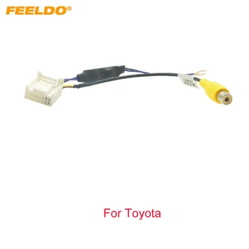 FEELDO 16-pin Autó Fordított Kamera Videó Bemeneti Adapter Vezeték-Kábel Használata A Toyota Eredeti Egységet Felújítás Fordított Kamera