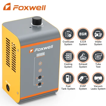 FOXWELL SD101 12V Autó Füst Szivárog EVAP Rendszer Szivárgási Analyzer Tesztelő Gépet gázolaj cigifüstöt Generátor Automatikus Diagnosztikai Eszközök
