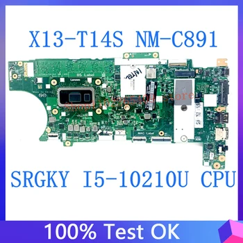 GT4A3/GX3A2 NM-C891 A Lenovo ThinkPad X13 T14S 5B20Z45776 Laptop Alaplap SRGKY i5-10210U CPU 8GB DDR4 100% - ban Tesztelt OK