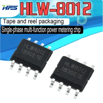 HLW8012 SOP8 8012 új, eredeti egyfázisú multifunkcionális teljesítmény mérése chip