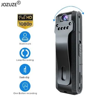 JOZUZE MD30 HD 1080P Mini Kamera Infravörös éjjellátó Hordozható Kis Digitális Videó Felvevő Rendőri rejtett kamera Mini Videokamera
