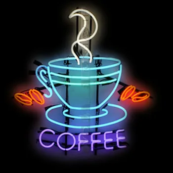 Kávé neonreklám a Fali Dekor Bab Bögrék Neon Fény Sör, Bár, Kávézó Jel Elkészüljenek az Ikonikus Étterem, Klub, Tea, Dekor Lámpa