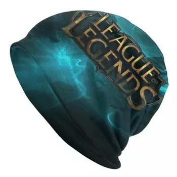 League Of Legends Caps Játék Szerető Alkalmi Őszi Téli Szabadtéri Skullies Sapkák Sapka Tavaszi Meleg Fejét Csavarja Motorháztető Kötés Kalapok