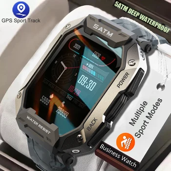 LIGE Új Intelligens Karóra Férfi IP68 5ATM Vízálló Kültéri Sport Fitness Tracker Egészségügyi Úszás Smartwatch Az Android-IOS