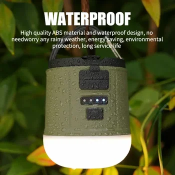 Multifunctiona LED Kemping Lámpa Újratölthető Szuper Fényes XPE Zseblámpa COB Sátor Lámpa Kültéri Hordozható Sürgősségi Munka Lámpa