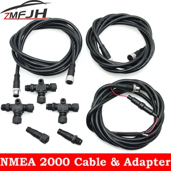 NMEA 2000 Kábel Adapter, Soros-Adatok Hálózati Tengeri Hajó NMEA 2000 Starter Kit ABS-T-típusú 5PIN Csatlakozó Adapter Kábel 0.5-4M