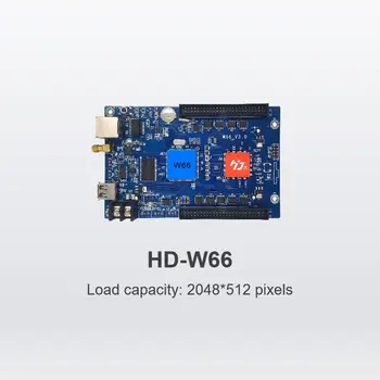 P10 Egységes-kettős Színű Kontroller HD-W66, P10 piros LED modul vezérlő kártya,P10 LED Tábla LED Vezérlő Kártya