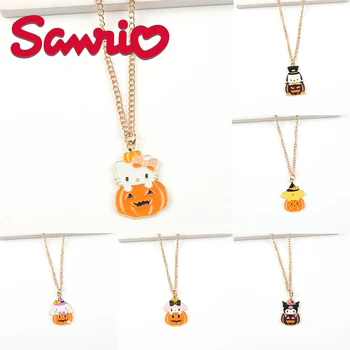 Sanrio Hello Kitty Halloween Nyakláncok Kuromi A Dallam Cinnamoroll Tök Nyaklánc Rajzfilm Medálok, Ékszerek, Ünnep, Ajándék