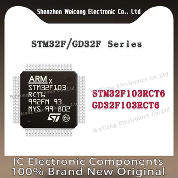 STM32F103RCT6 GD32F103RCT6 STM32F103 GD32F103 STM32F STM32 STM GD32F GD32 GD Új, Eredeti IC MCU Chip LQFP-64