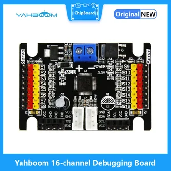 Yahboom 16-csatorna PWM motort vezérlő hibakeresés testület támogatja a Bluetooth ALKALMAZÁS, vezérlés robotkar,Raspberry Pi soros port