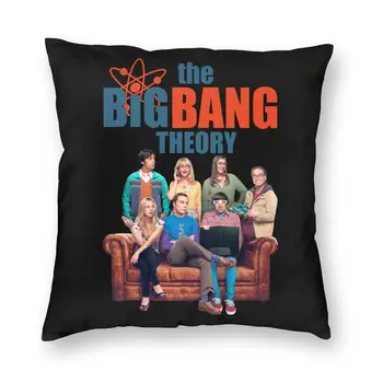 Évjárat TV Műsor, A the Big Bang Theory párnahuzat 45x45cm Sheldon Cooper Bazinga TBBT Bársony Aranyos Párna Esetben Az Autó Kanapé