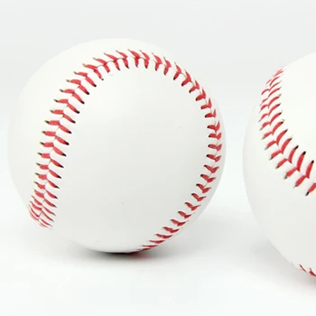 1 db 7.2 cm-es Baseball Játék Gyakorlat Baseball-Labdák Softball Labdát, PVC Felület Gumi Belső Puha Baseball-Labdák