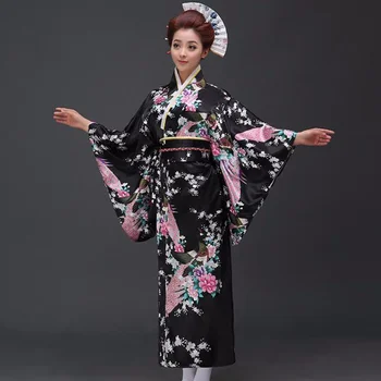 Divat Országos Tendenciák A Nők Szexi Kimonó Yukata Obi Újdonság Estélyi Ruha Japán Cosplay Jelmez Virág Egy Méret