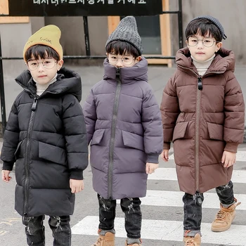 Gyerek Pamut Kabát Fiúk gyermekek koreai Új Pamut Kabát Fiúk Téli Vastag, Pamut télikabátot