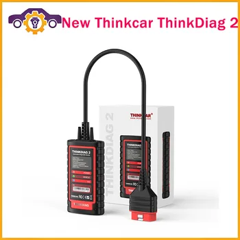 Új Thinkcar ThinkDiag 2 Autó Márkák Canfd jegyzőkönyv Minden Alaphelyzetbe állítása Szolgáltatás 1 Év Ingyenes OBD2 Diagnosztikai Eszköz Aktív Teszt ECU Kódolás